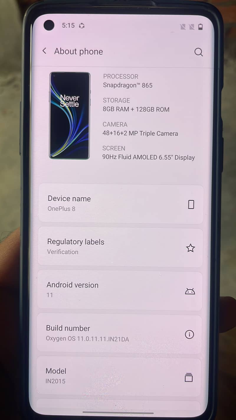 One Plus 8 0
