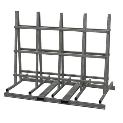 A-frame glass rack