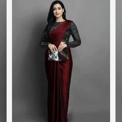 ready to wear silk saree