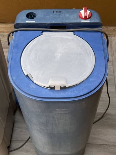 One haier washing machine and one dryer