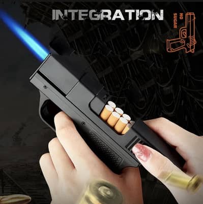 Lighter Torch Gas Lighters Cigarette Case