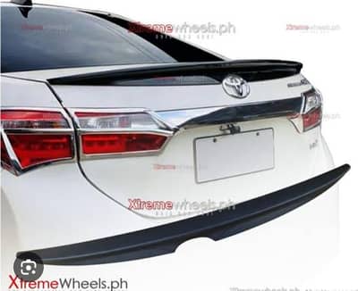 Corolla 2017 spoiler