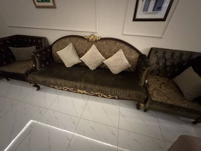 Heavy Sheesham sofas 0
