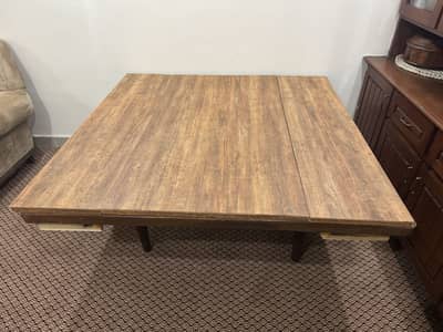 Premium Wooden Carrom Board – Center Table & Game Table in One