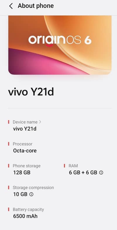 Vivo Y21d