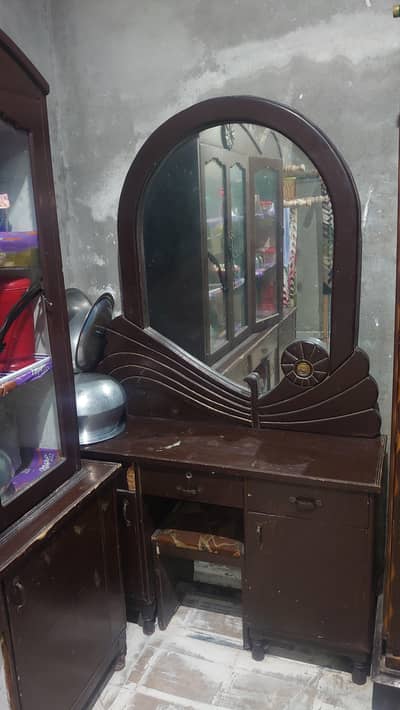 Dressing table and Showcase