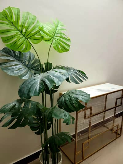 *DEAL OF 2* Artificial long Plant with console table