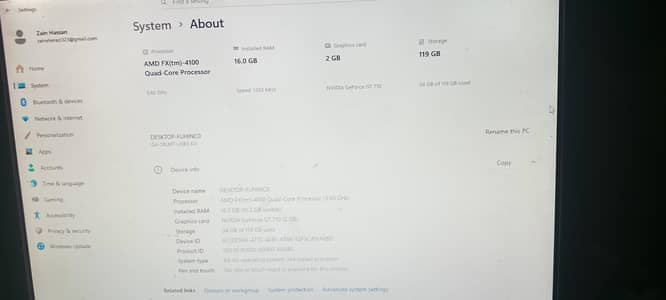 Pc for sell in very good price exchange possible with mobile or laptop