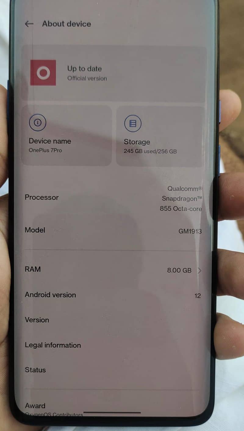 One Plus 7 Pro 8
