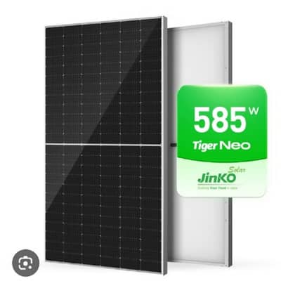 N-Type Solar Penal Plet 585 watt Jinko Orignal
