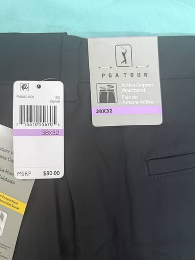 PGA Golf Tour stretchable 38x32 inches imported Trouser