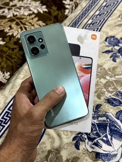 Redmi note 12 8+8gb 128gb with box exchange possible 03150815779