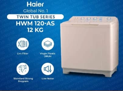 New Haier washing machine with dryer Model HM 120 AS