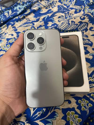iPhone 15 Pro 128gb with box non pta factory unlock