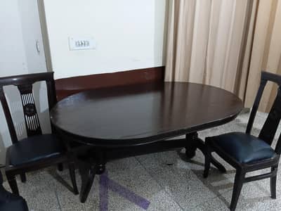 6 chairs dining table