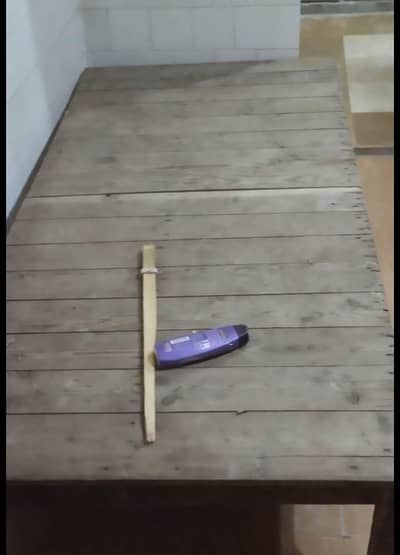 Wooden cot