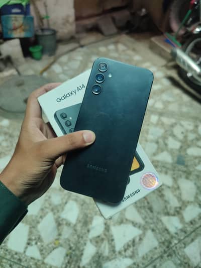 Samsung a14 6/128 pta offical approved with box