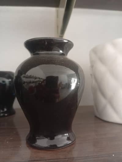  Elegant Ceramic Flower Vases – Black & White | Premium Decor Piece