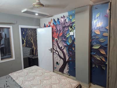 1 ,2 bhk furnished flat for rent in pwd Islamabad