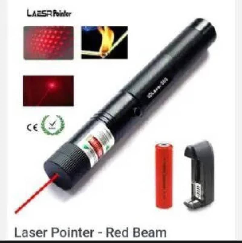Laser Red LED light Rechargeable Laser pointer long Range 0