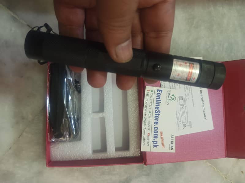 Laser Red LED light Rechargeable Laser pointer long Range 2