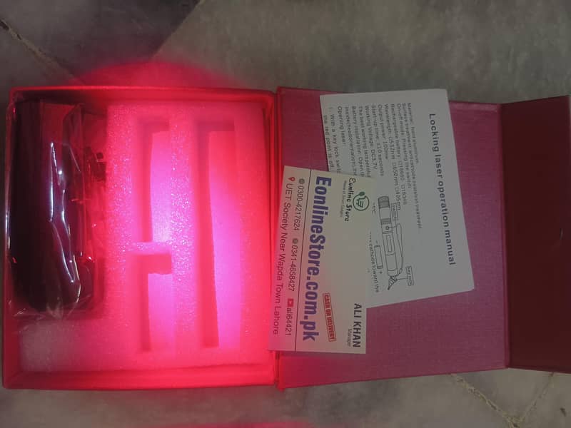 Laser Red LED light Rechargeable Laser pointer long Range 4