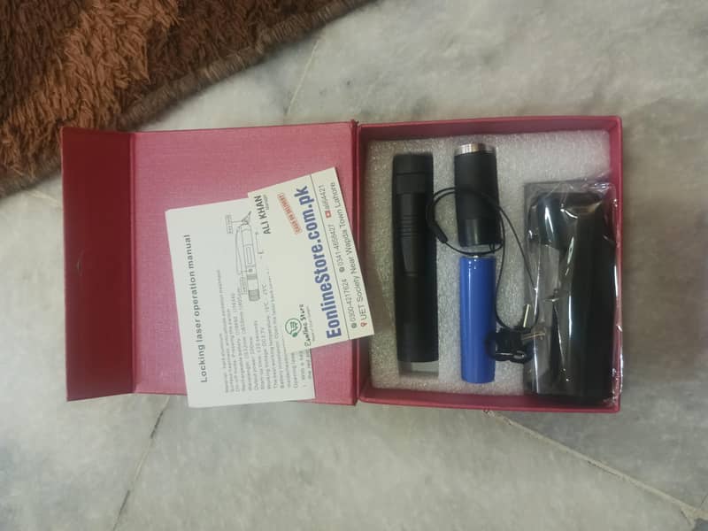 Laser Red LED light Rechargeable Laser pointer long Range 5
