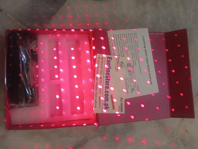 Laser Red LED light Rechargeable Laser pointer long Range 6