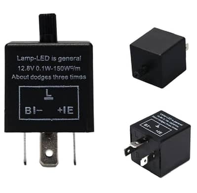 3 Pin Adjust 12V LED Flasher Relay Car Turn Signal Indicator Blinker