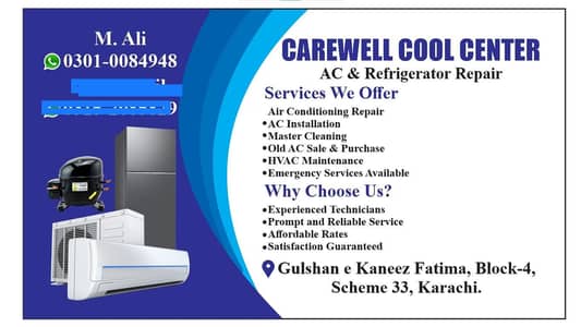 AC & fridge repairing  senter