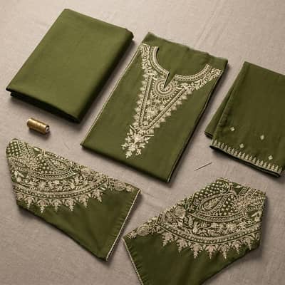 Embroidered 2 Pieces Lawn suit