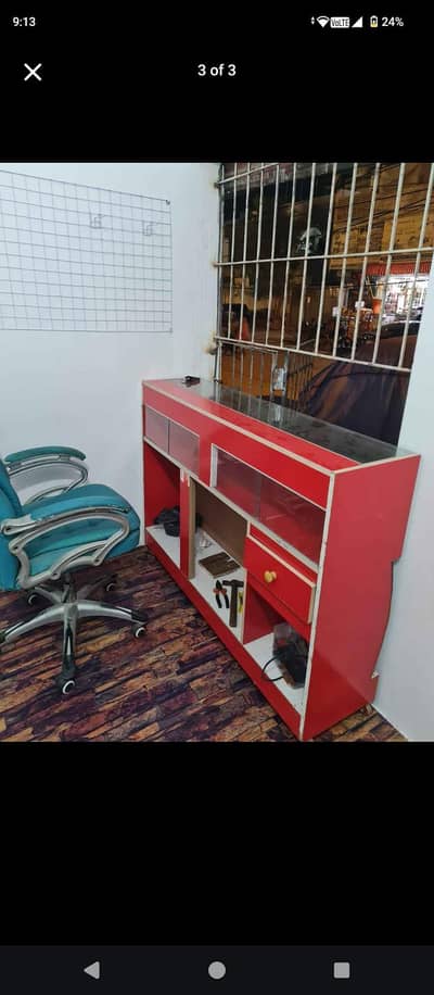 counter for mobile accessories