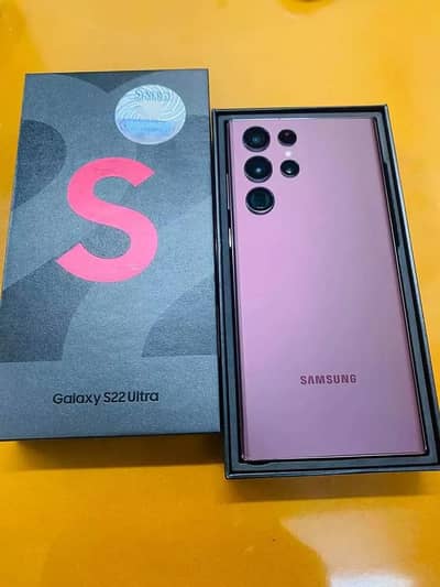 Samsung Galaxy S22 ultra PTA Approved urgent sale wtp no 0329=8963598