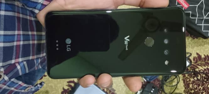 LG V50 ThinQ with 3 cover