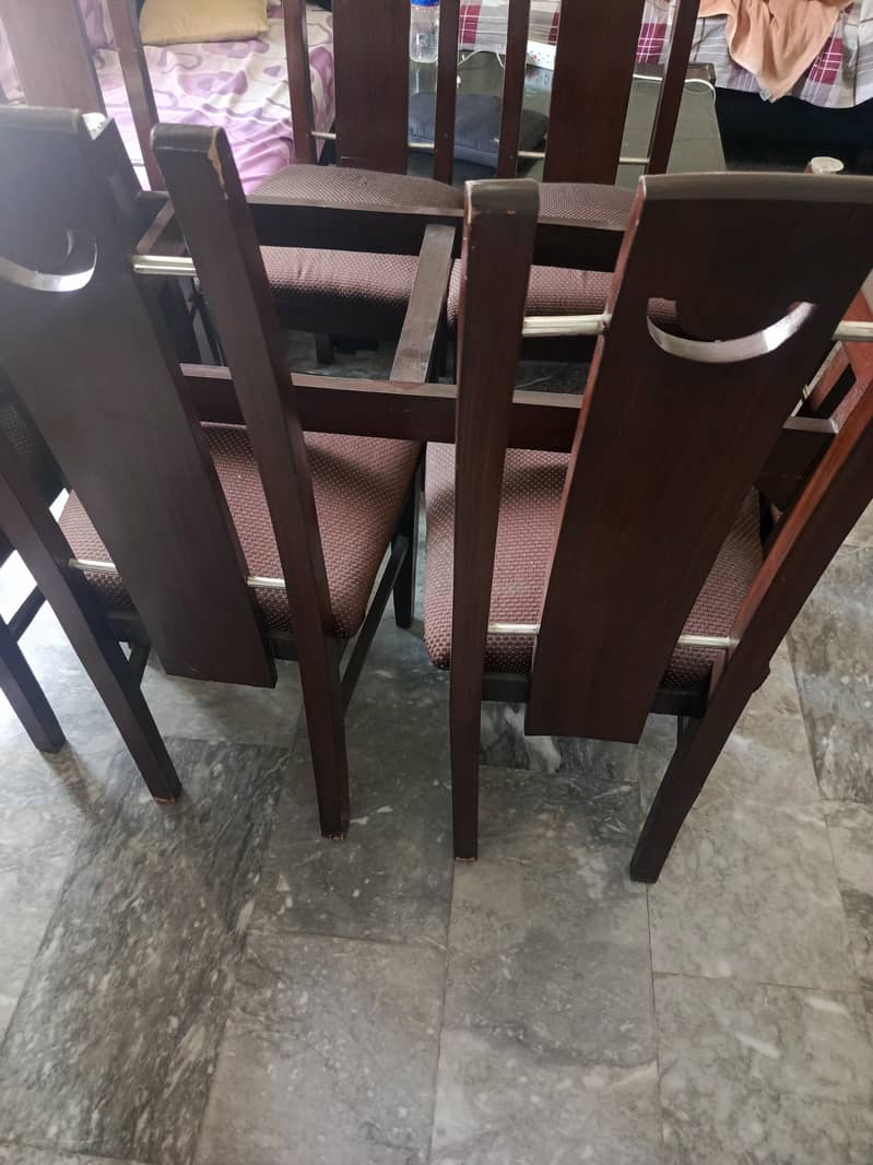 Solid Wood Dining Table Rarely Used 1