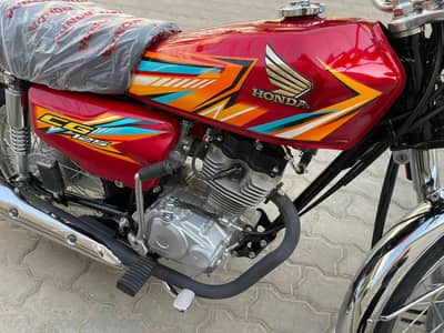 HONDA CG 125 Red 2026 june (0322-3276769)