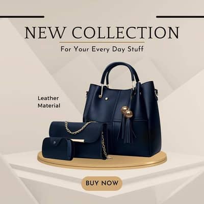 3 PCs hand bag
