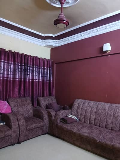 3 Bed DD 4th Floor Rufi Haven Gulshan Iqbal  block 13D2.55000 Lift car Parking Maintenance 2500 Marble flooring  *Code(16587)*