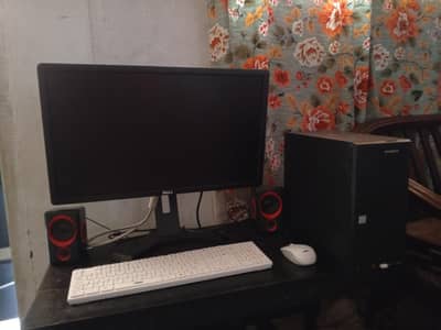 Complet gaming PC CPU LED Mouse Keyboard Speaker wifi cabels