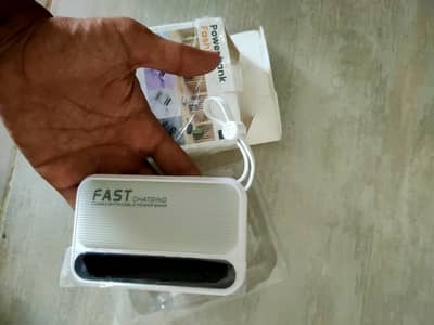New Fashion Power Bank with Built-in Cables & Digital Display