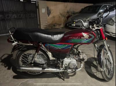 Honda CD 70 2018 model in good condition
