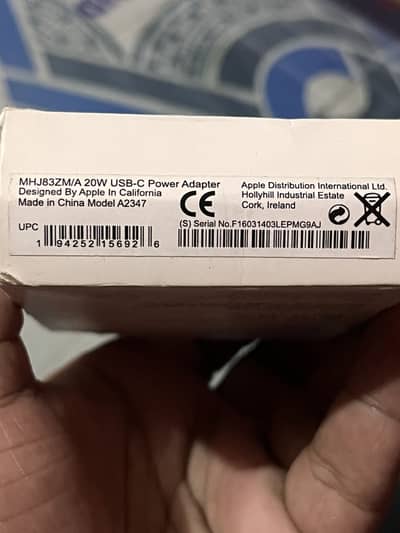 iPhone 14 Pro Original USB-20W Power Adapter