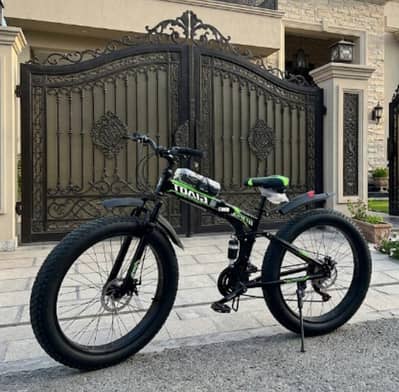 Folding Fat Tyre 22-Speed Bicycle – For Sale