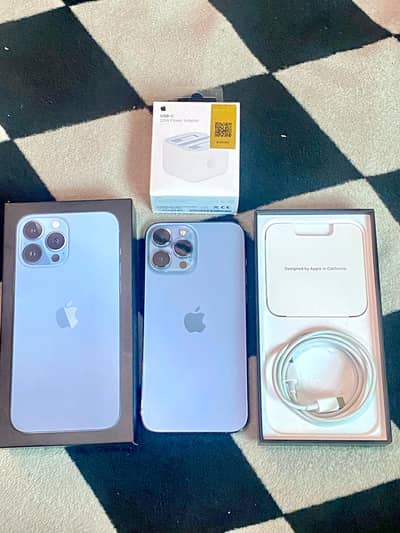 Apple iPhone 13 Pro official Pta afroved 256 GB memory water pack