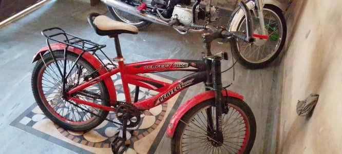 Red bicycle