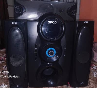 XPOD HT-3 Multimedia Computer Speakers (2.1 Channel ) boc packed