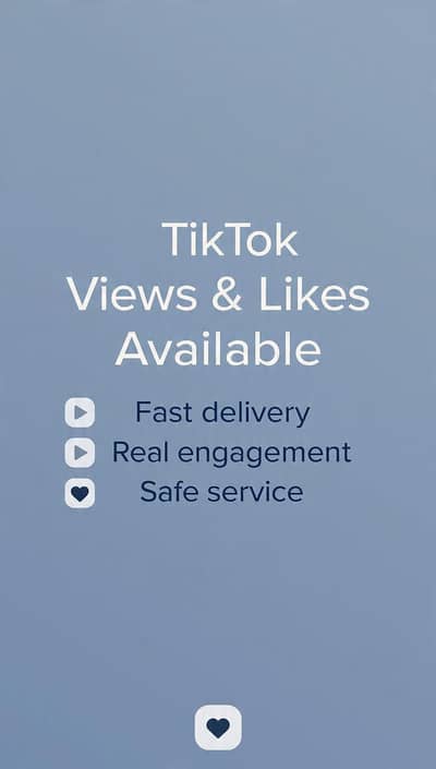 *TikTok Views & Likes Available* 1000% original