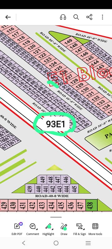 5 Marla plot for sale phse 1 Citi Housing Sargodha road 6