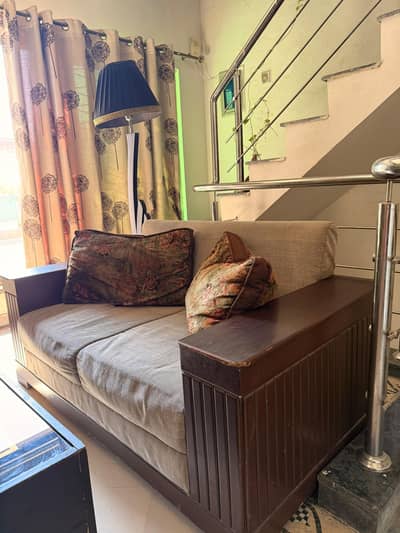 Wooden sofa set