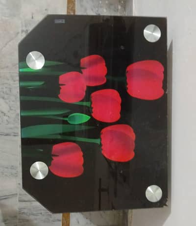 Glass TV table